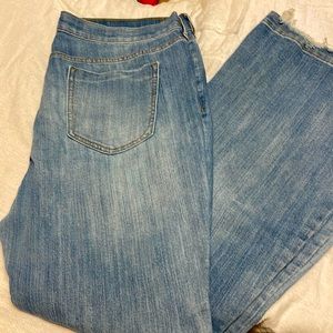 Old Navy flare style jean Sz:18 light blue
